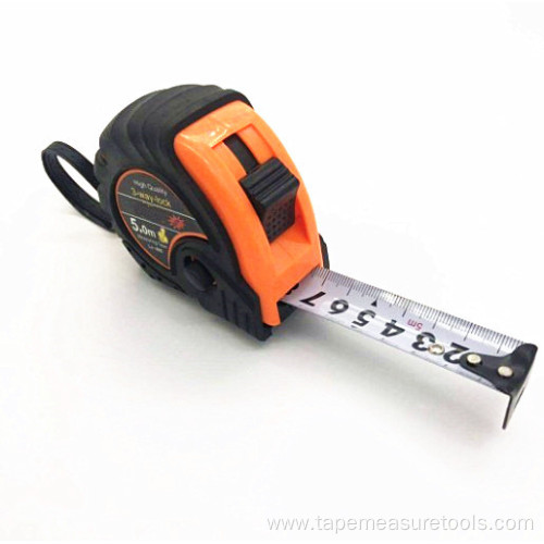 retractable tape measure with rubber coat